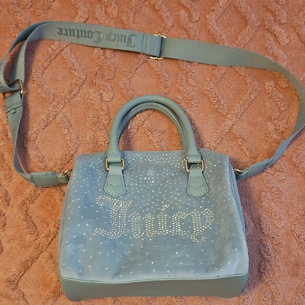 Juicy Couture Teal Satchel with Structured Design